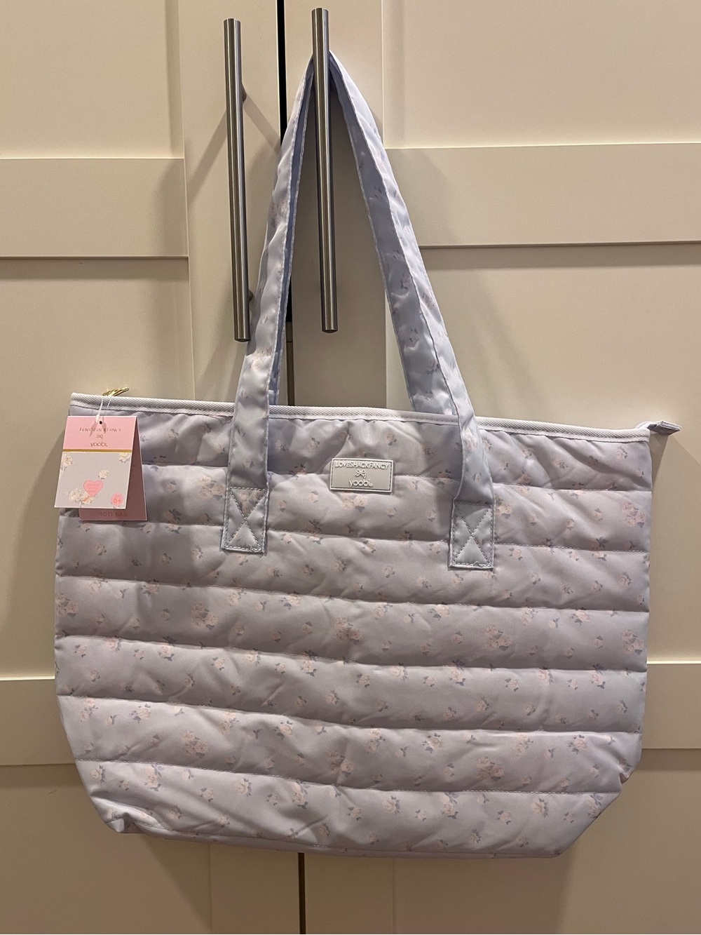 LoveShackFancy x Target - Yoobi
Everblooming Rosettes Ditsy Quilted Tote
Bag - Picture 6 of 11